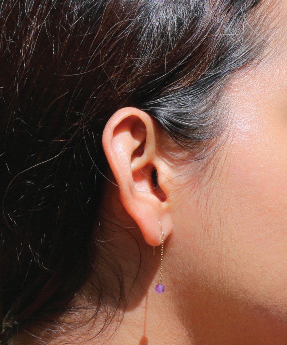 Amethyst Whisper Earrings