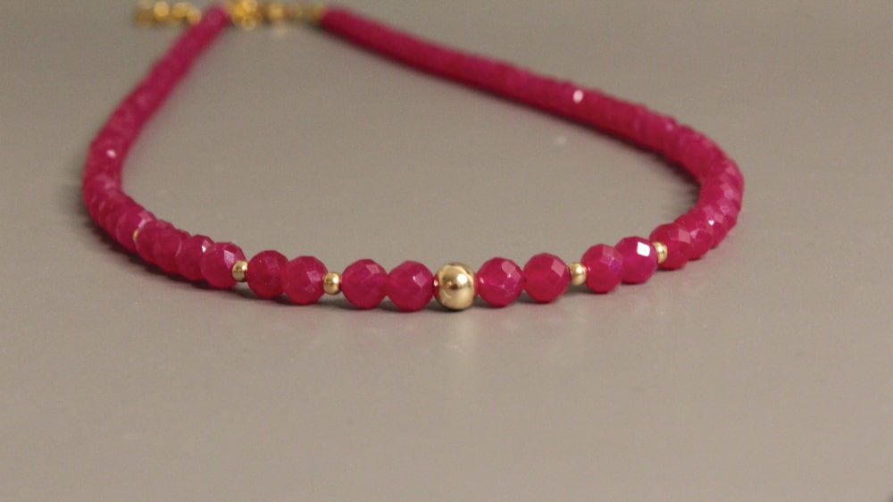 Crimson Glow Ruby Necklace