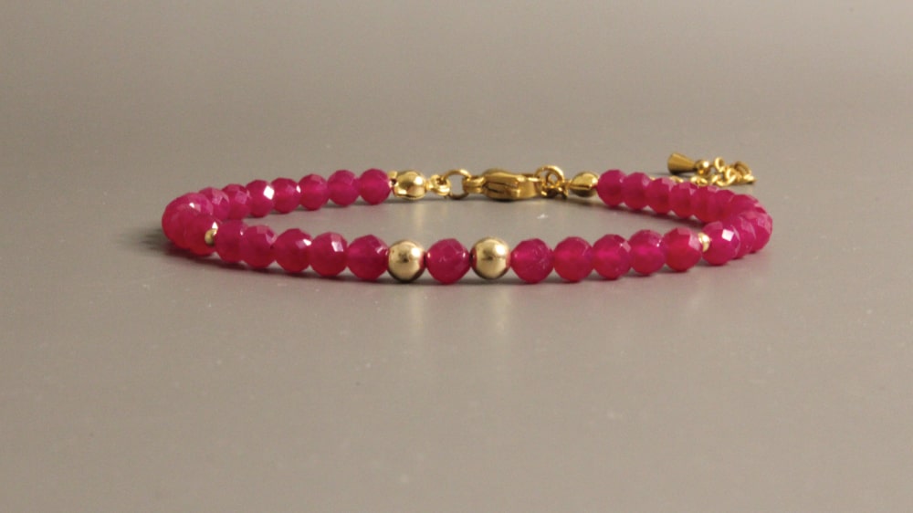 Crimson Ruby Bracelet