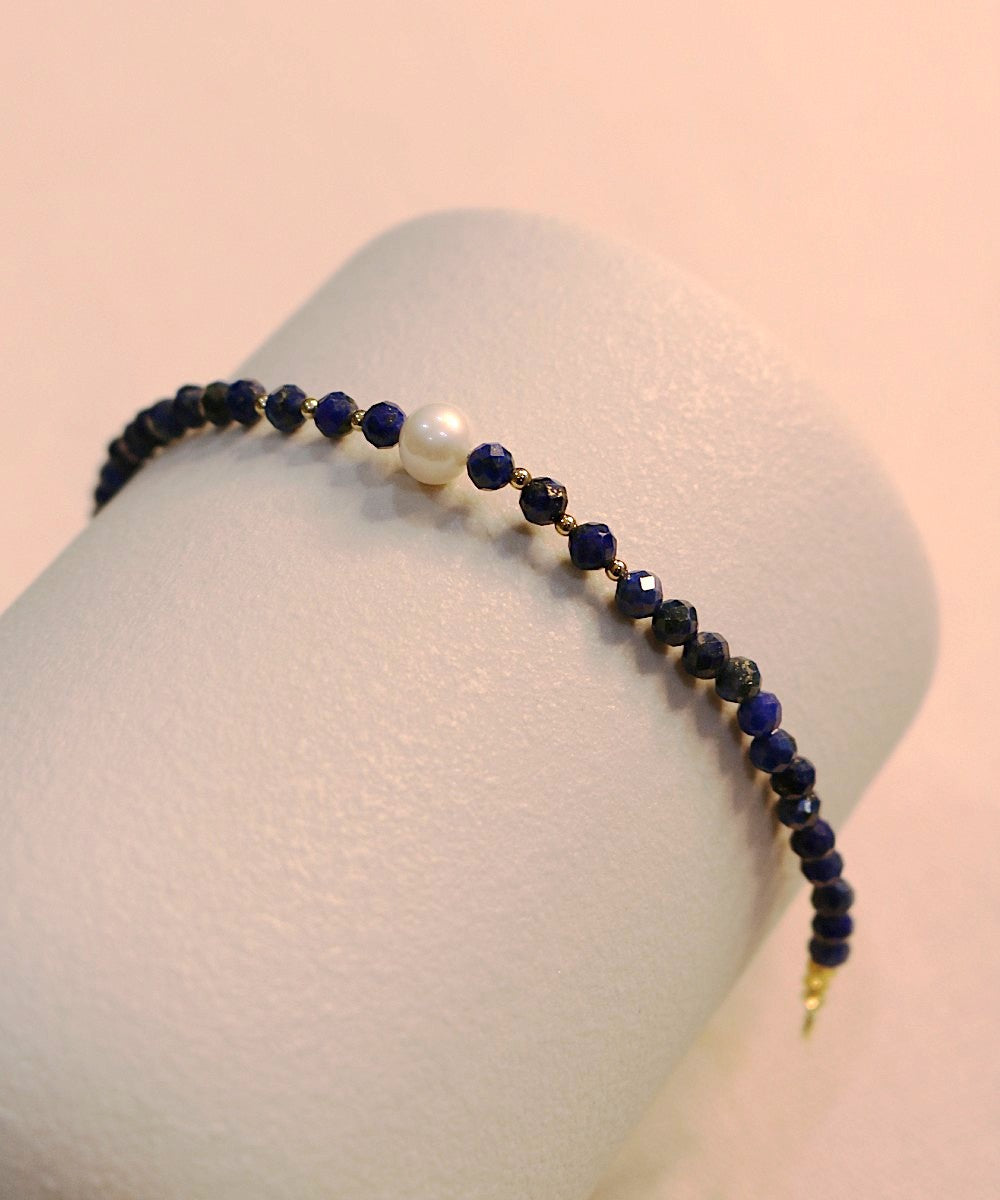 Celestial Calm Lapis Lazuli Bracelet