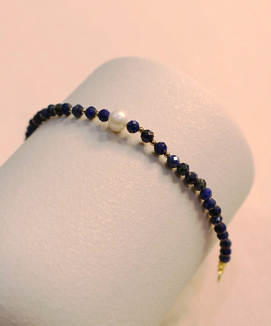Celestial Calm Lapis Lazuli Bracelet