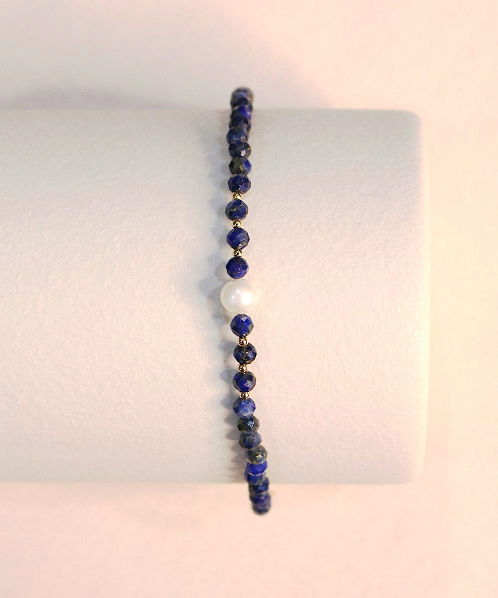Celestial Calm Lapis Lazuli Bracelet