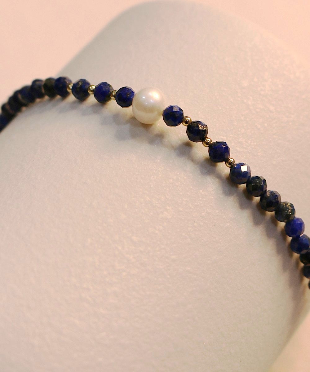 Celestial Calm Lapis Lazuli Bracelet