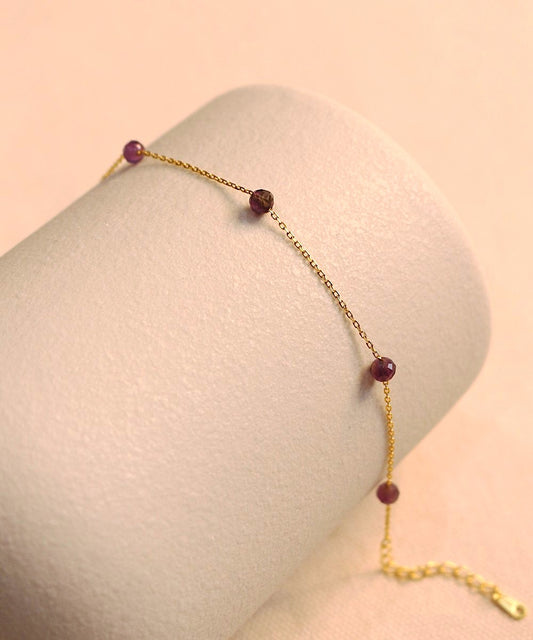 Amethyst Glow Bracelet