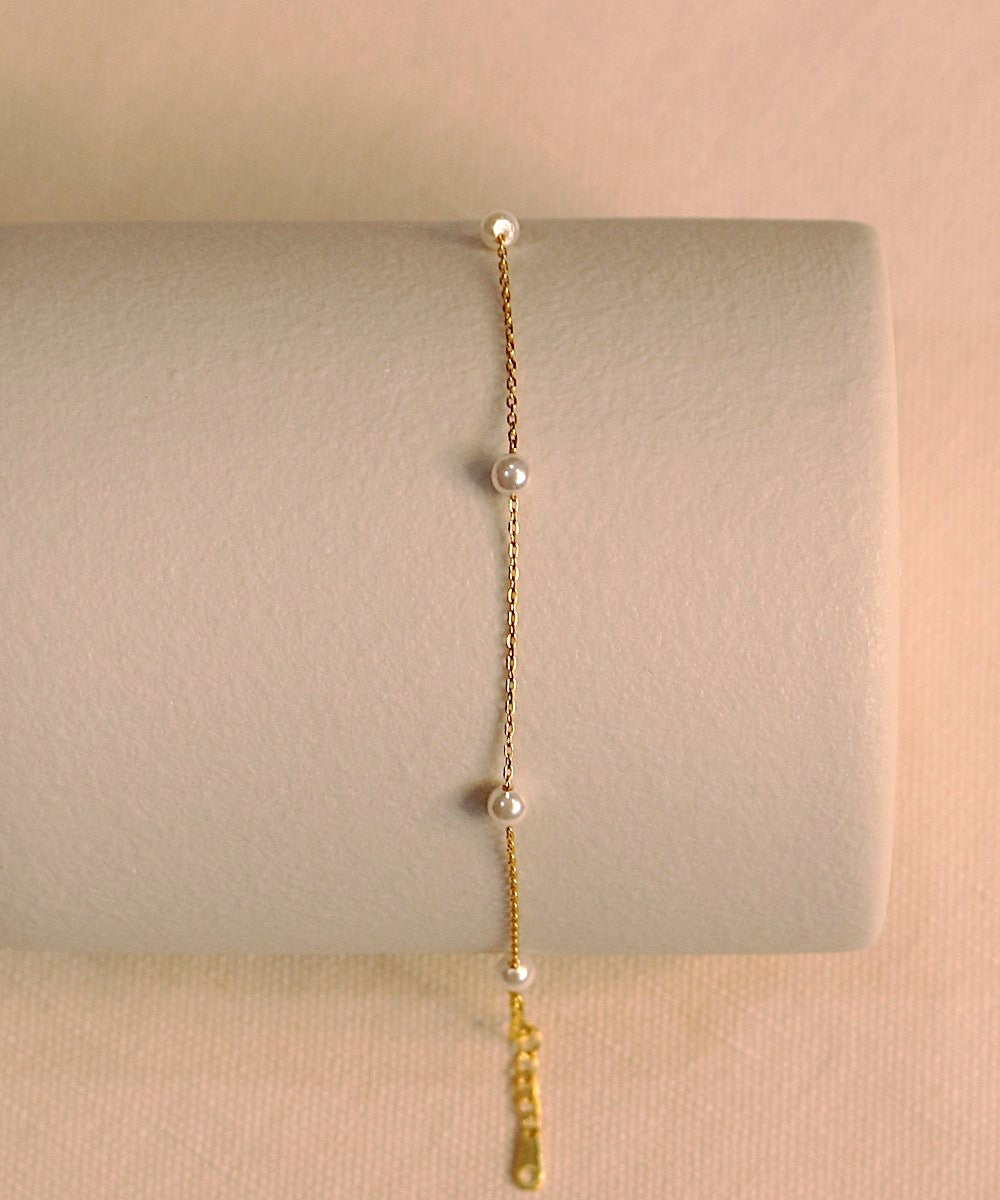 Serenity Chain Pearl Bracelet