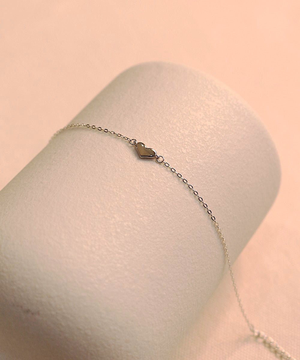 Silver Heart Bracelet