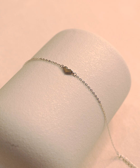 Silver Heart Bracelet