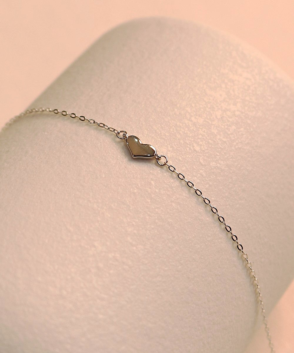 Silver Heart Bracelet
