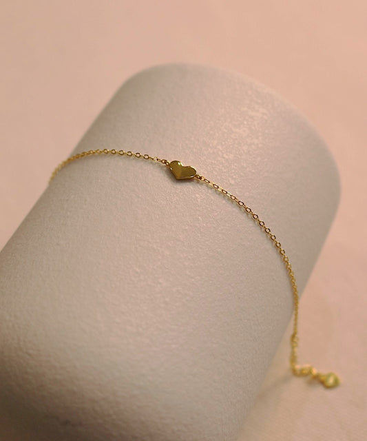 Golden Heart Bracelet