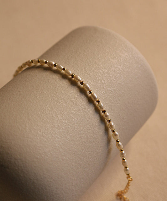 Luna Rice Pearl Bracelet