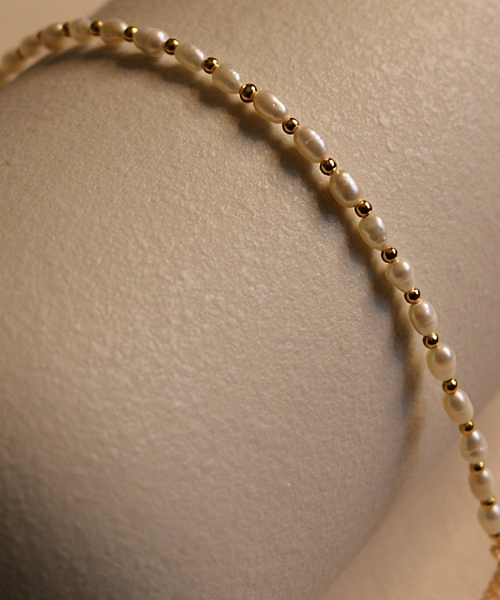 Luna Rice Pearl Bracelet