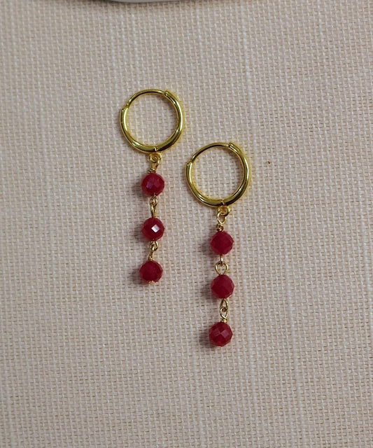 Passion Trio Ruby Hoops