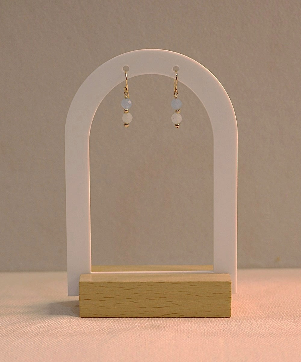 Serene Whisper Aquamarine Earrings