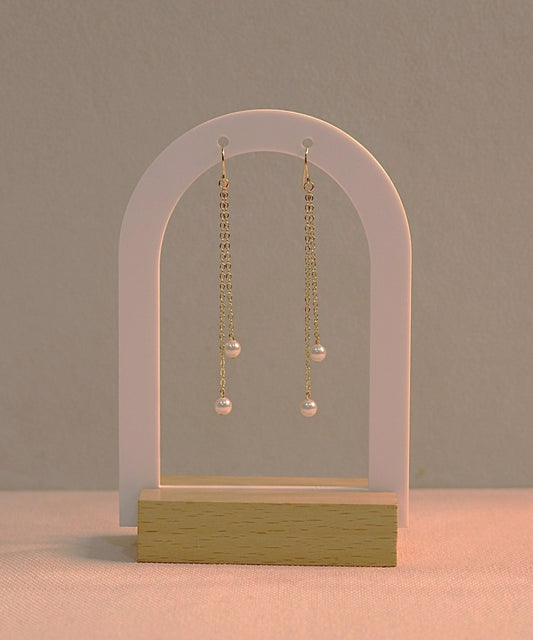Celeste Drop Pearl Earrings