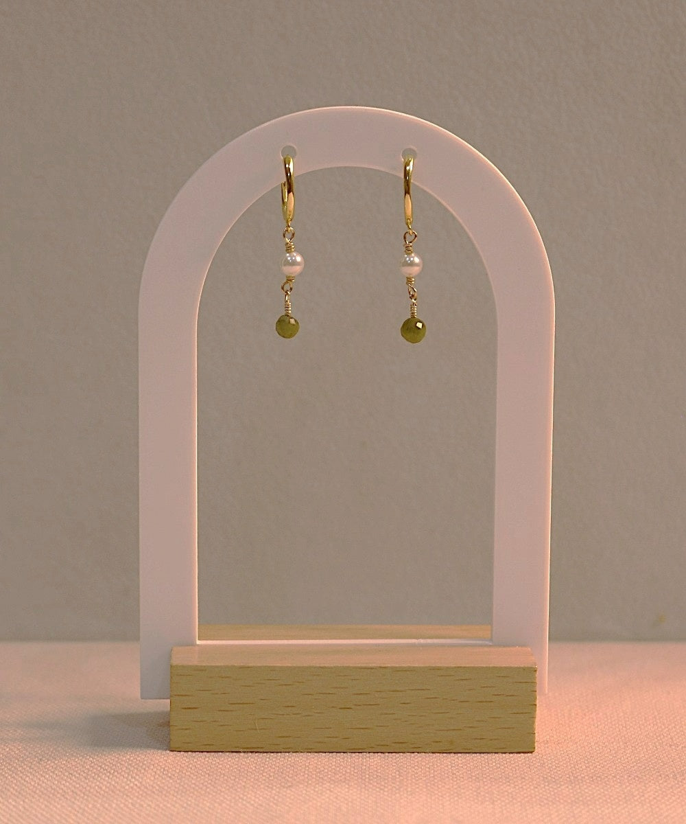 Jade Bloom Hoops