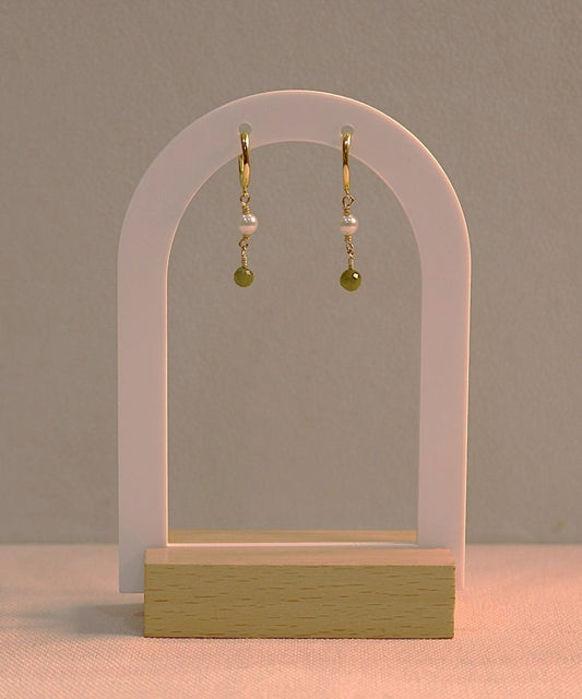 Jade Bloom Hoops