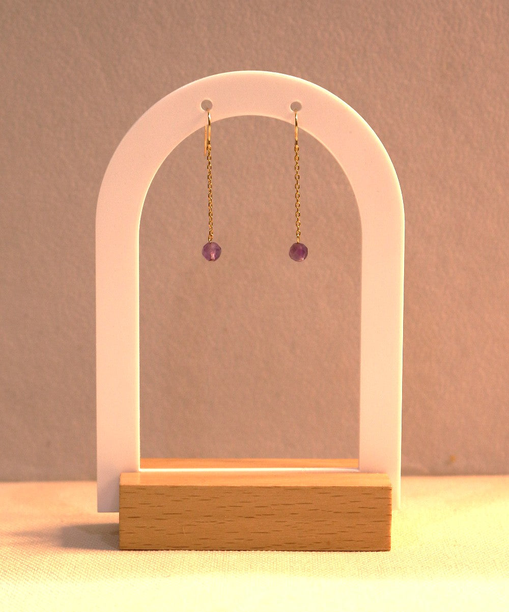 Amethyst Whisper Earrings