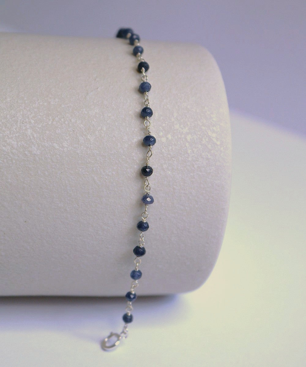 Sapphire Woven Bracelet