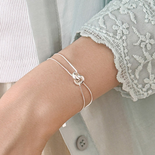 Interlinked Silver Bracelet