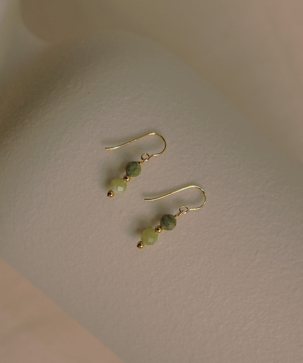 Earth Whisper Jade Earrings