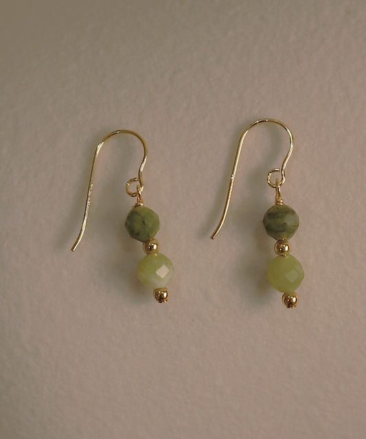 Earth Whisper Jade Earrings