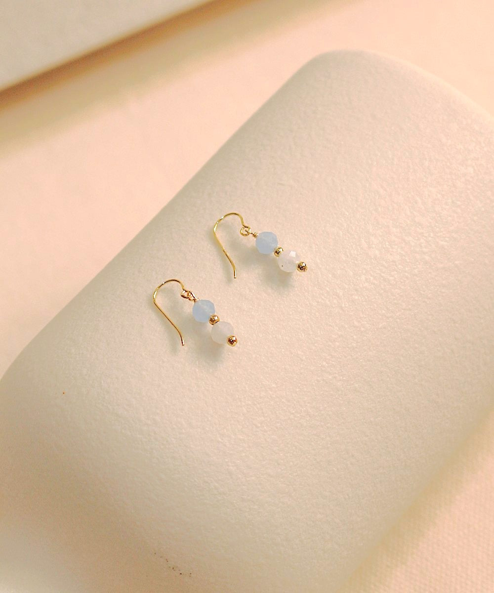 Serene Whisper Aquamarine Earrings
