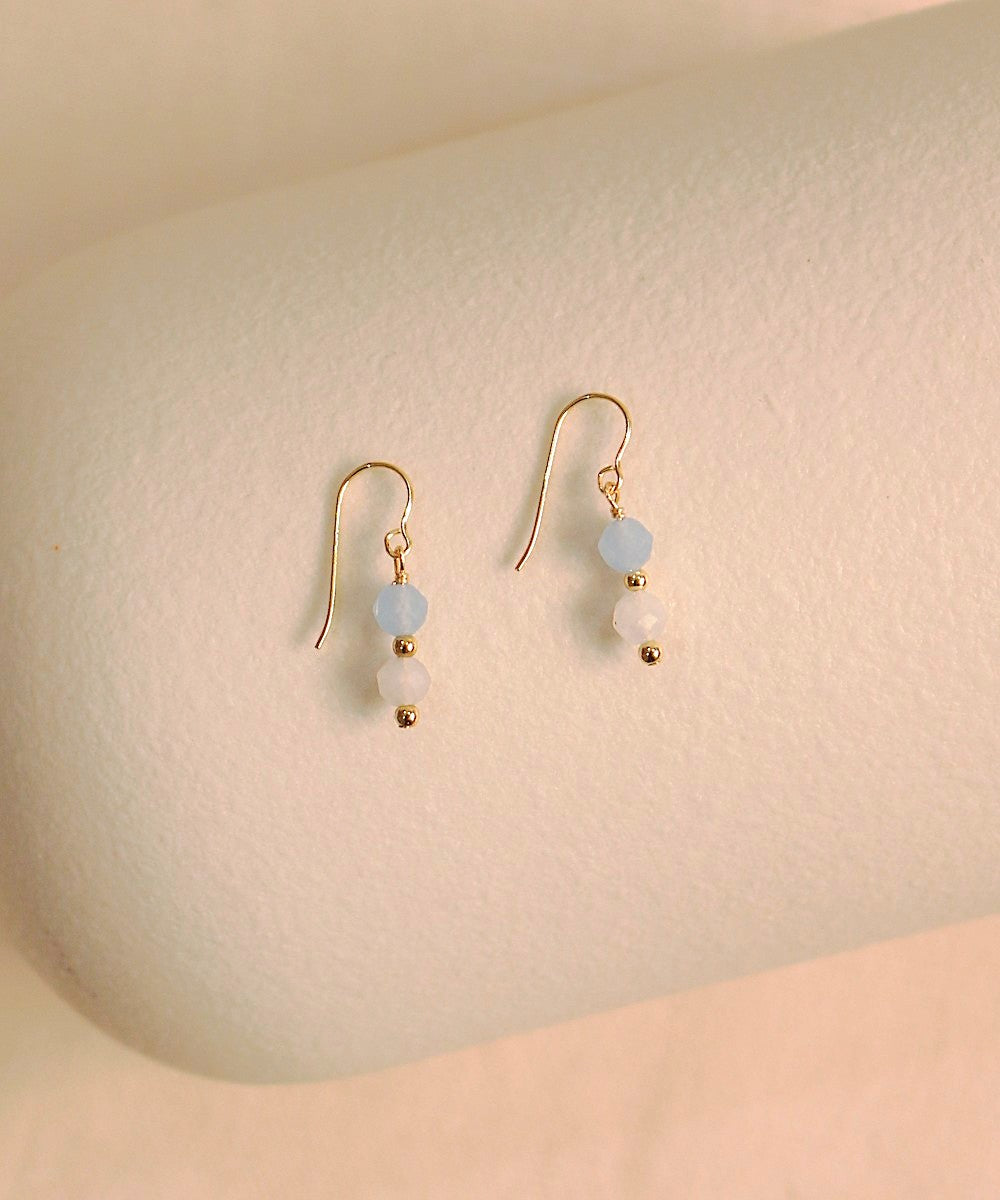 Serene Whisper Aquamarine Earrings