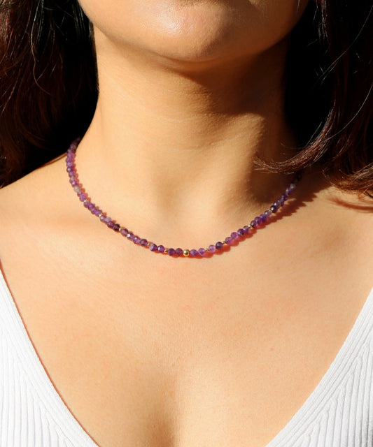 Violet Serenity Amethyst Necklace