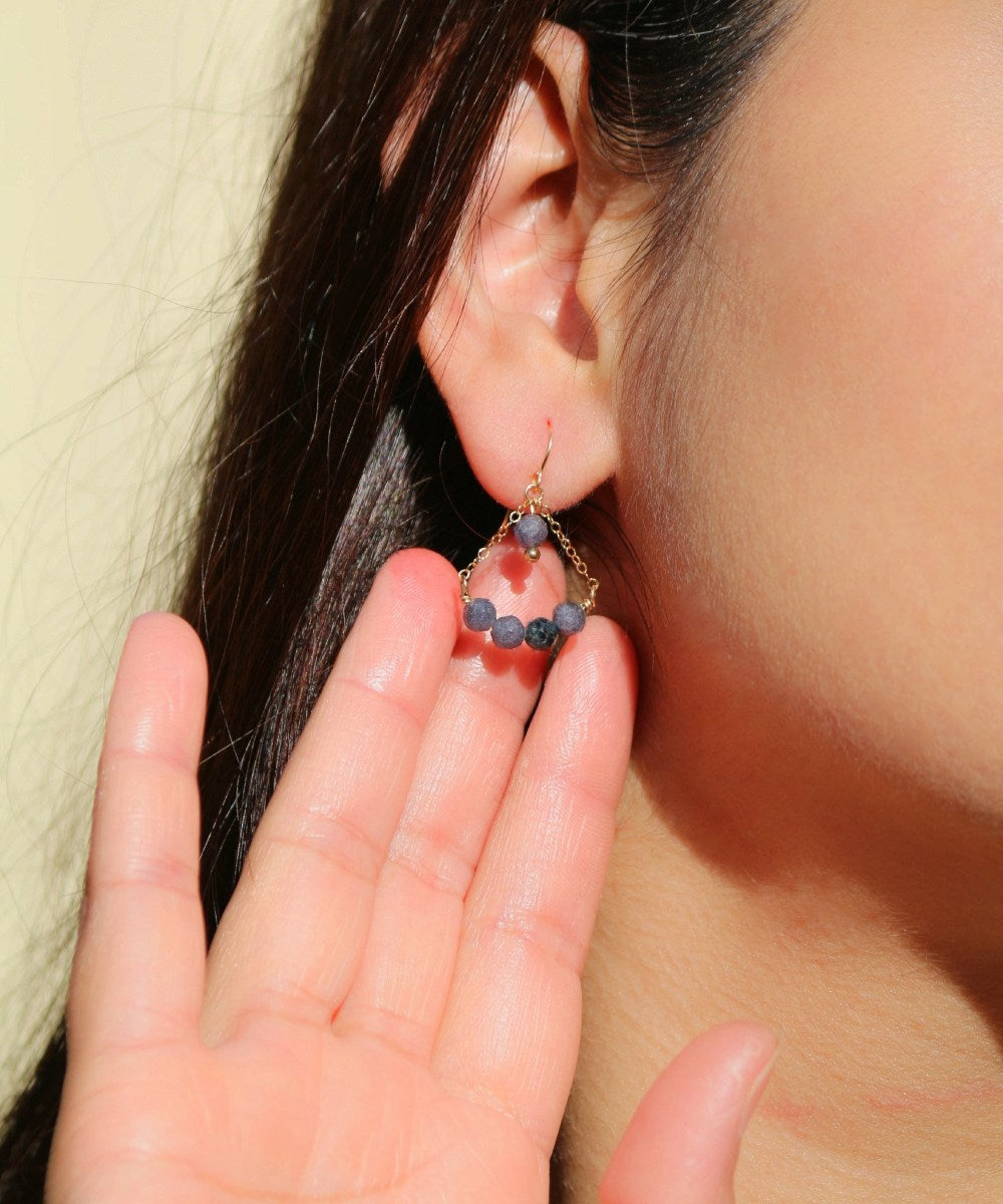 Celestial Sapphire Chandelier Earrings