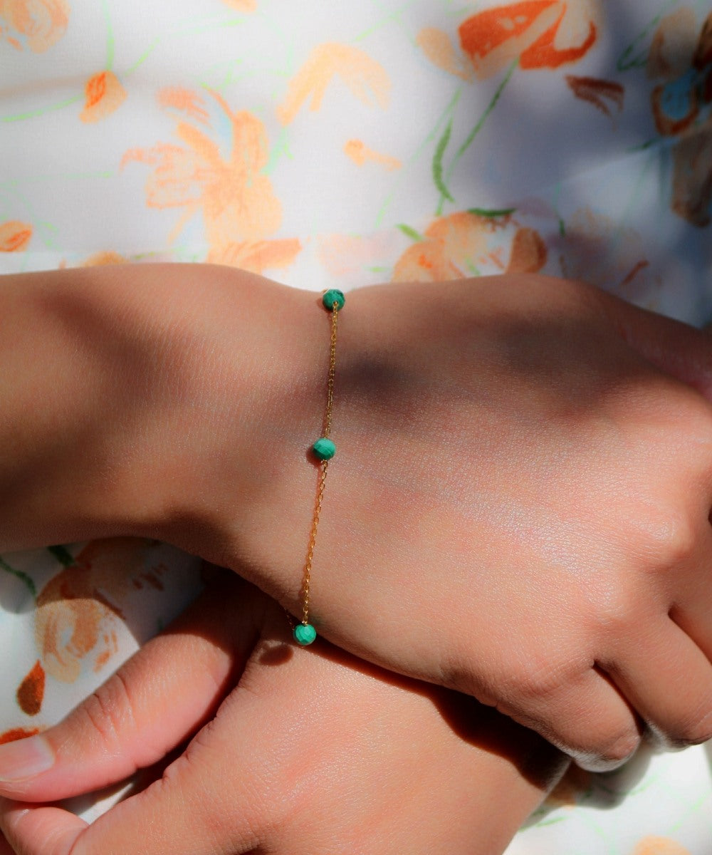Malachite Glow Bracelet