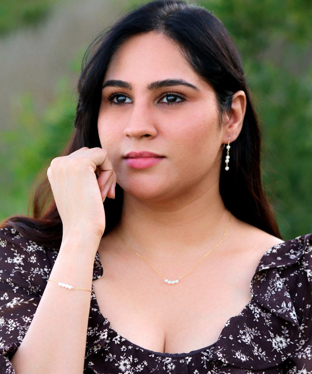 Moments in Bloom Pearl Necklace
