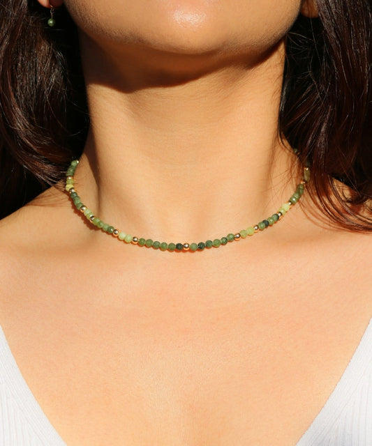 Whispers of Jade Necklace