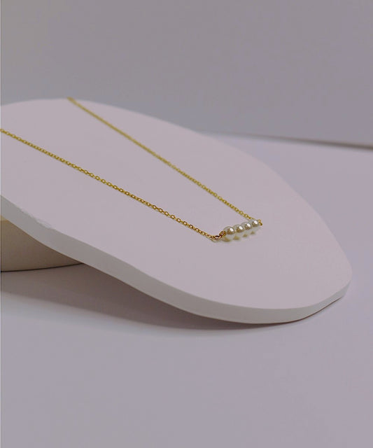 Moments in Bloom Pearl Necklace