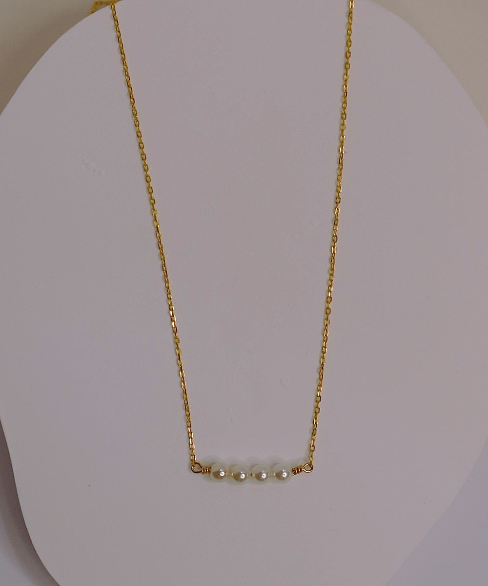 Moments in Bloom Pearl Necklace