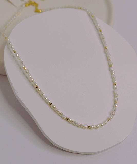 Lustre Line Pearl Choker