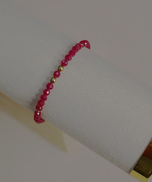 Crimson Ruby Bracelet