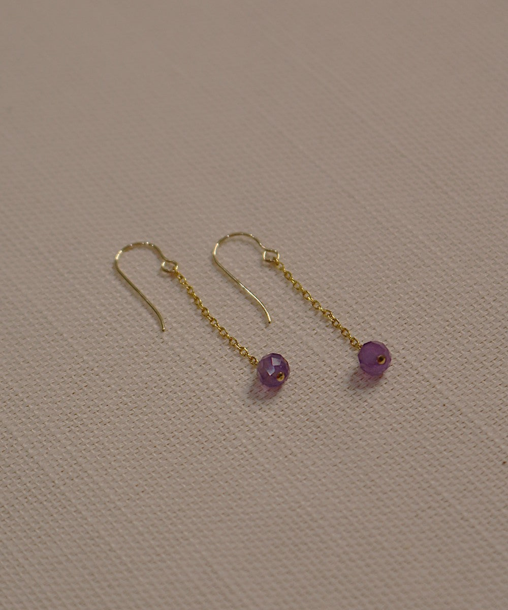 Amethyst Whisper Earrings