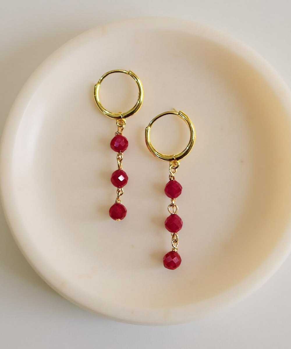 Passion Trio Ruby Hoops