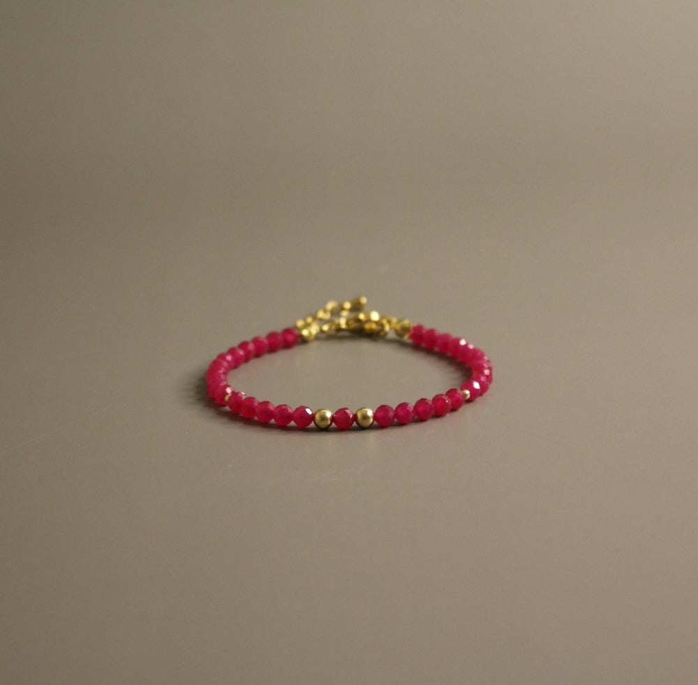 Crimson Ruby Bracelet