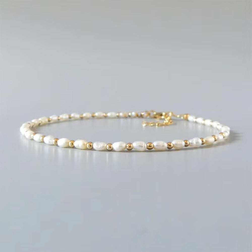 Luna Rice Pearl Bracelet