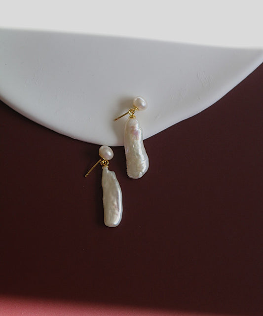 Riverlight Biwa Pearl Earrings