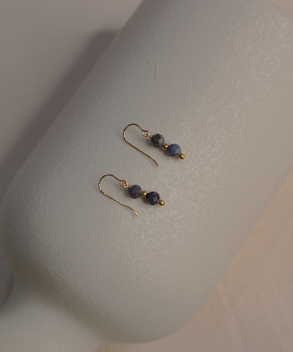 Sapphire Mini Dangle Earrings