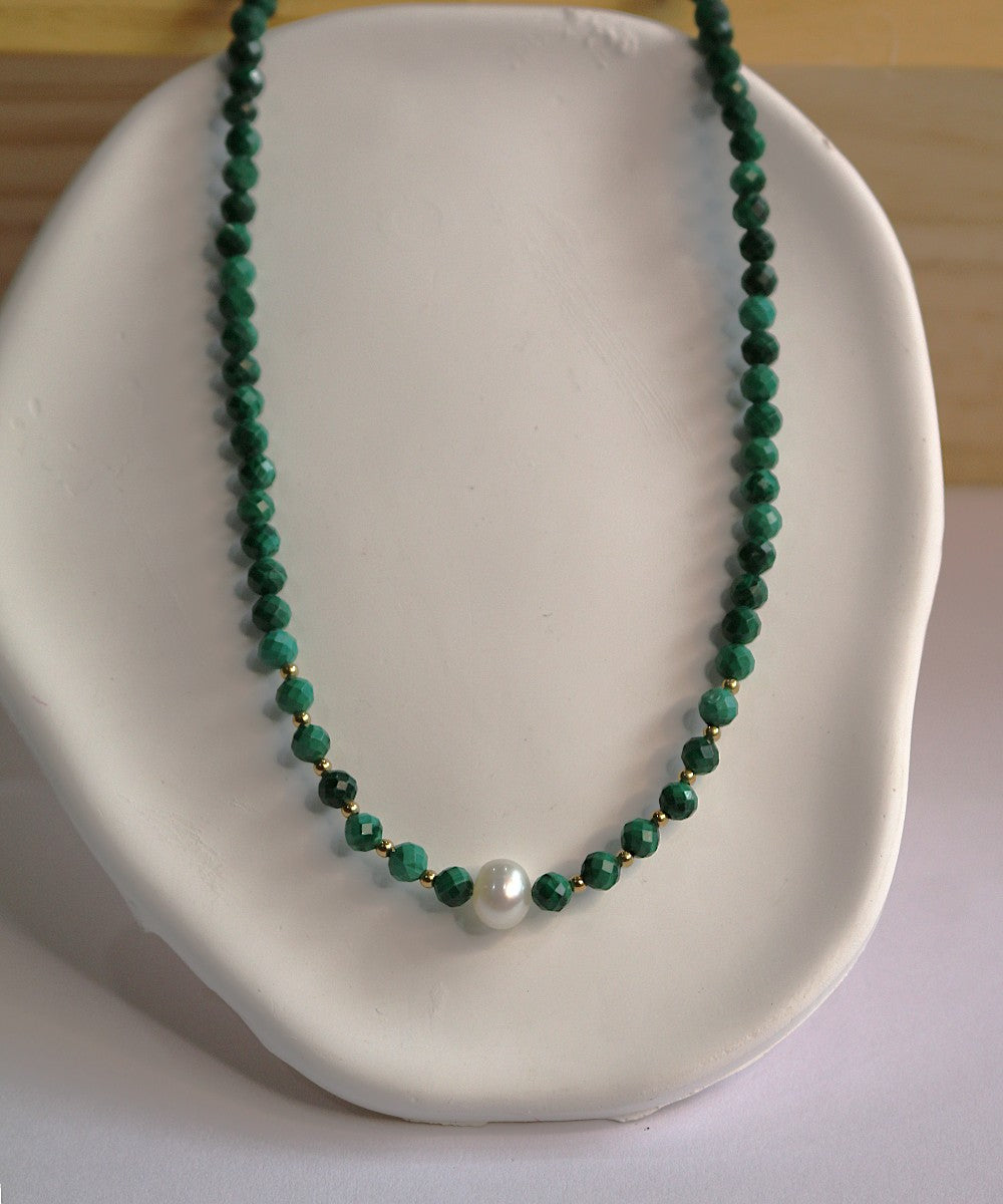 Heart of Earth Malachite Necklace