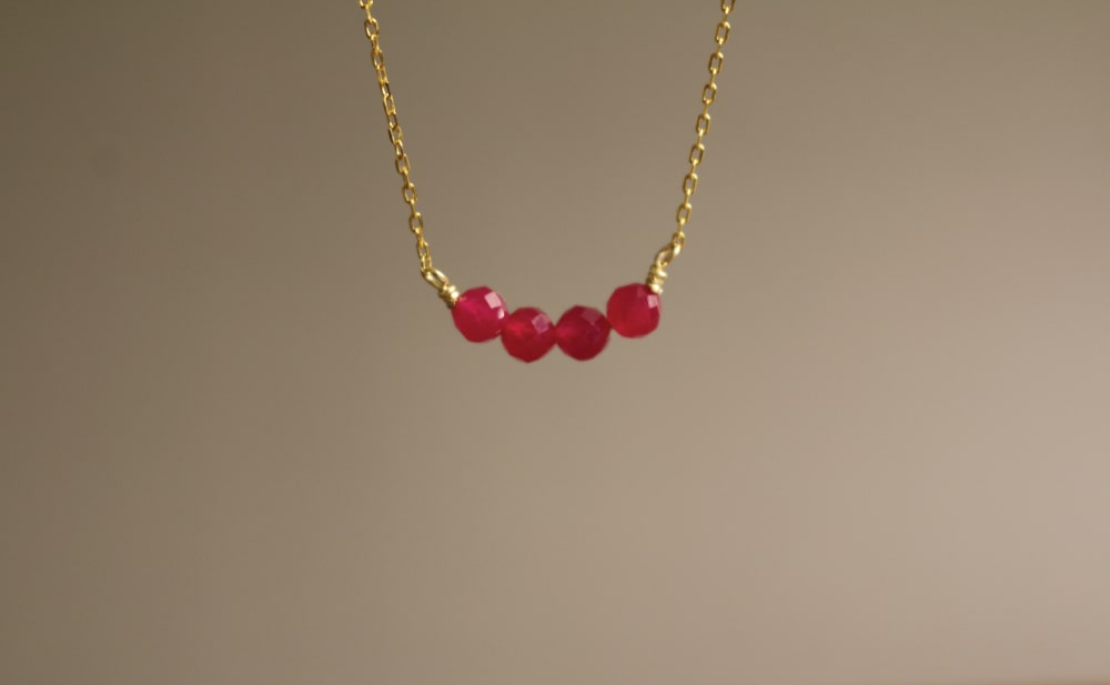 Amara Ruby Chain Necklace