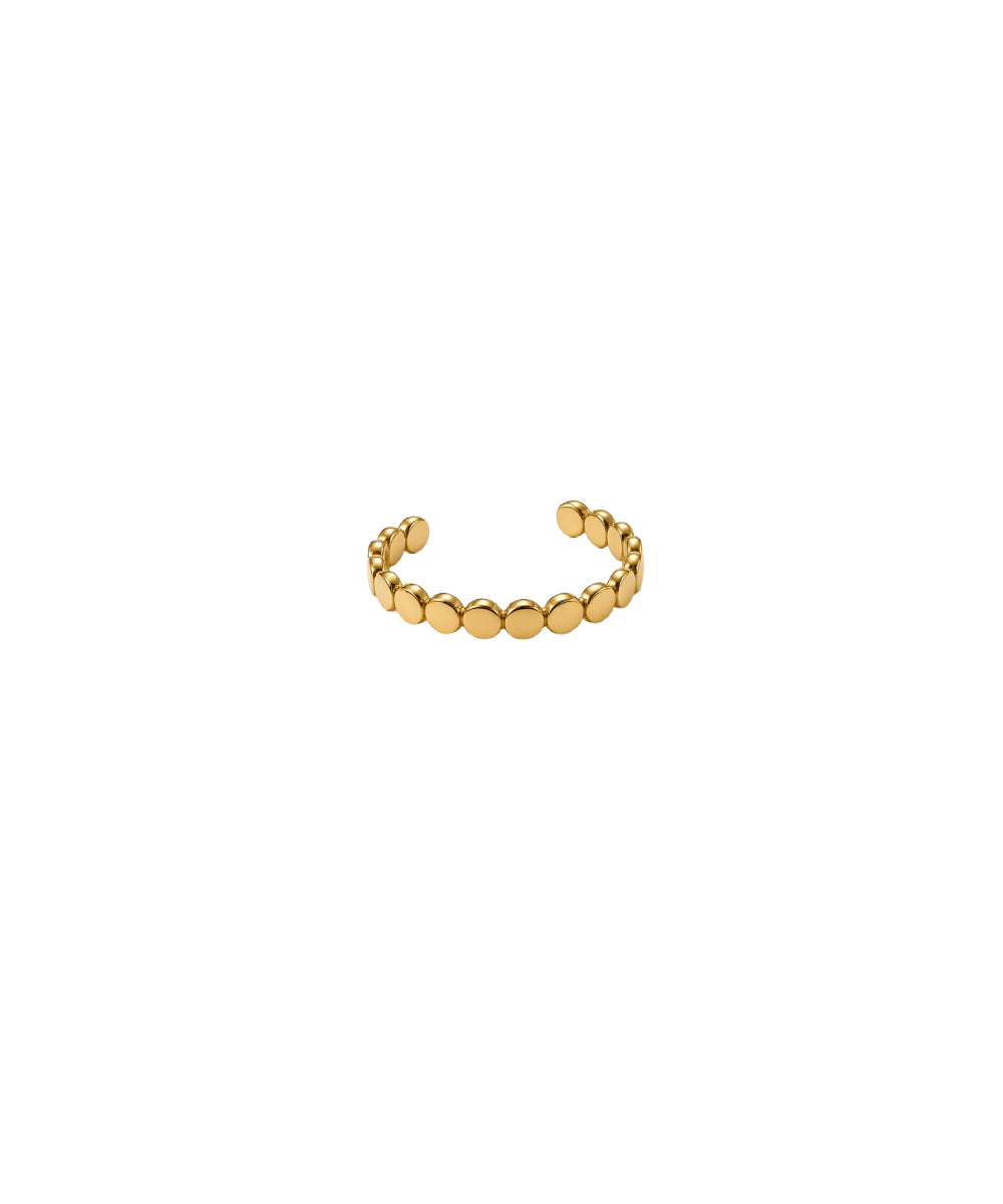 Golden Bead Ear Cuff