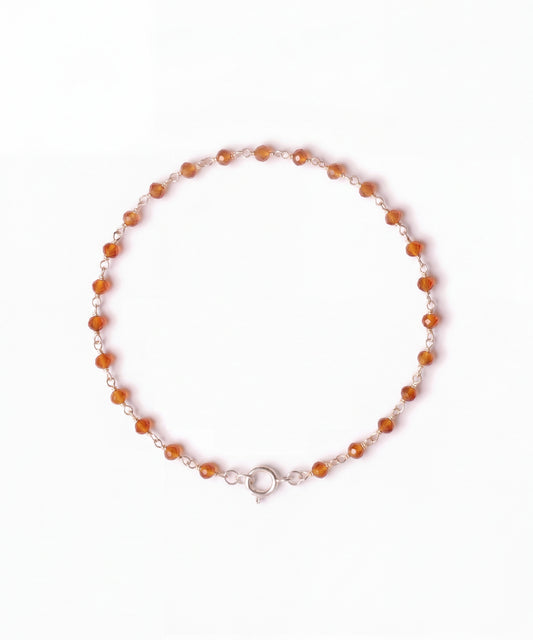 Carnelian Woven Bracelet
