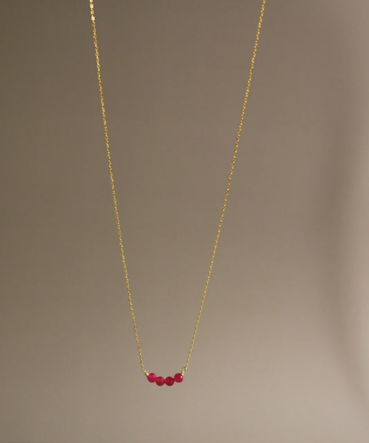 Amara Ruby Chain Necklace