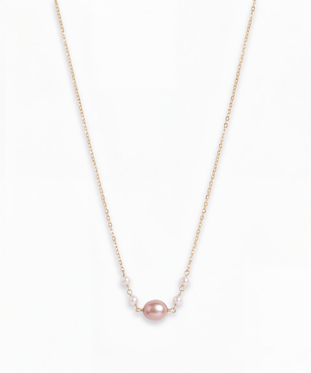 Violet Pearl Necklace