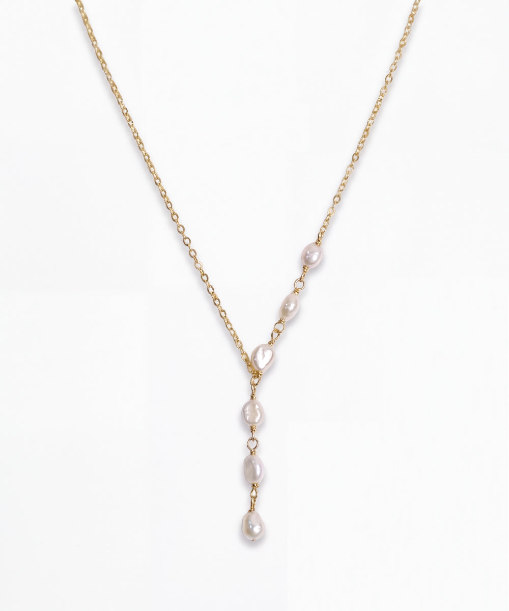Pearl Cascade Necklace