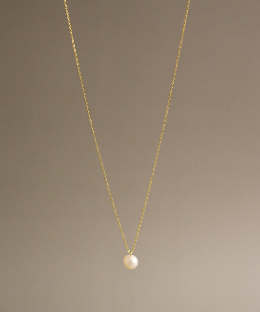 Ava Single Pearl Necklace